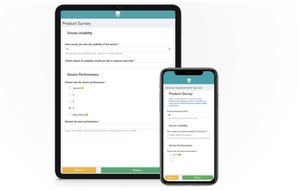 Collecting PMCF data via online user surveys