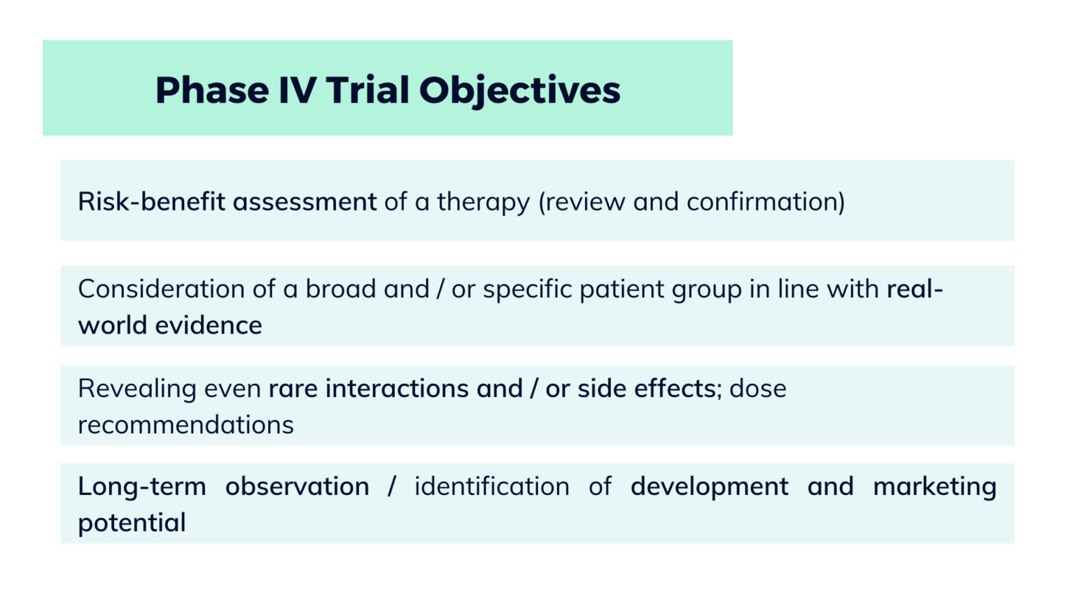 3 Success Factors that Determine the Course of Phase IV Trials